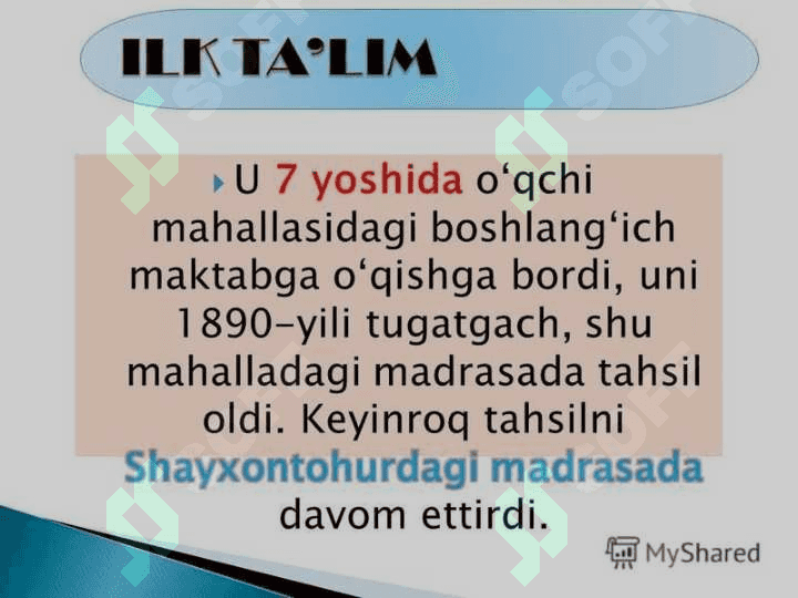 Abdulla Avloniy hayoti va ijodiy faoliyati (TAQDIMOT) 5
