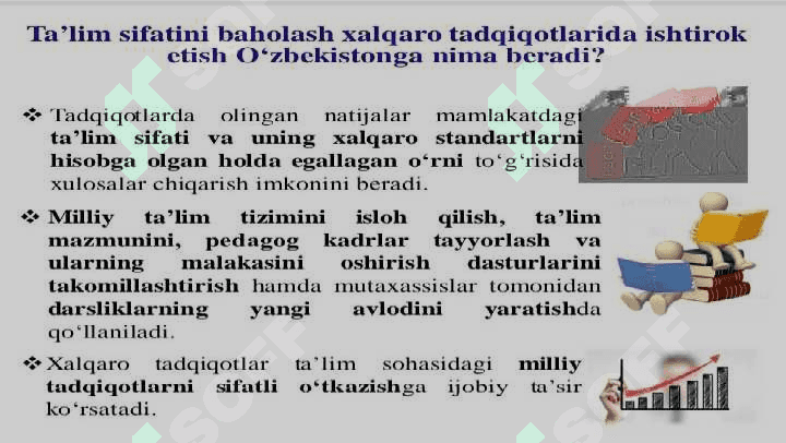 Xalqaro baholash dasturlari (TAQDIMOT) 3