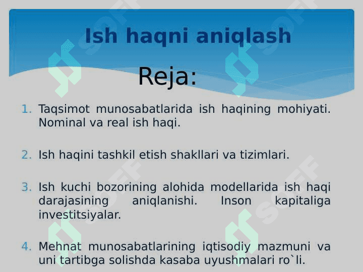 Ish haqini aniqlash 2