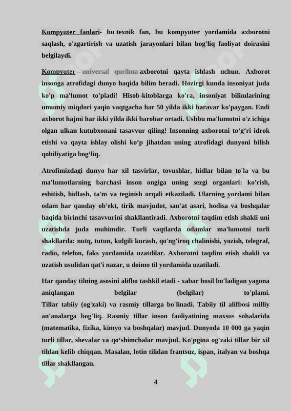 Axborotlarni qayta ishlash jarayonida mobil ilovalardan foydalanish texnologiyalari 4