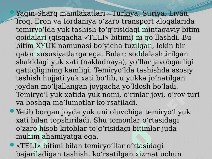 Xalqaro transport tashuvlarida optimal yo'nalishlarni tanlash 3