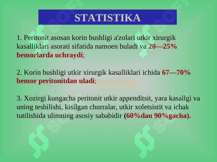O‘tkir  peritonit 7