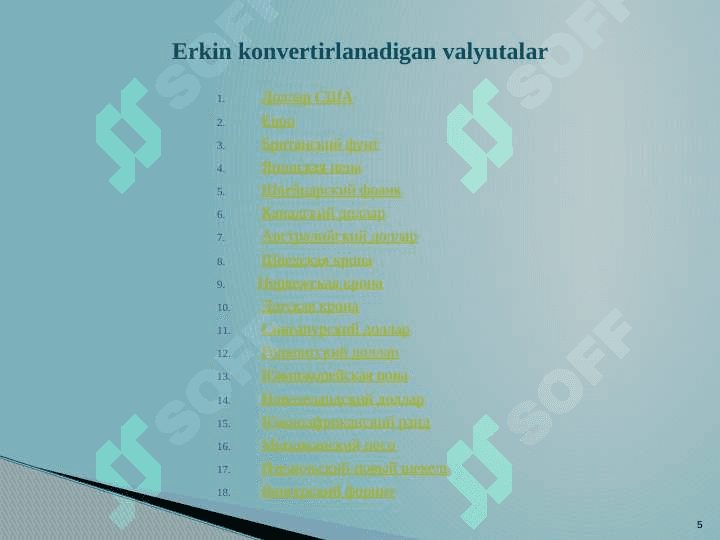 Banklarning valyuta operatsiyalari 5