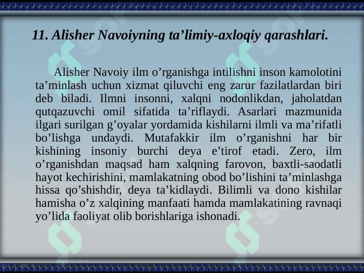 ALISHER NAVOIYNING PEDAGOGIK QARASHLARI. 3
