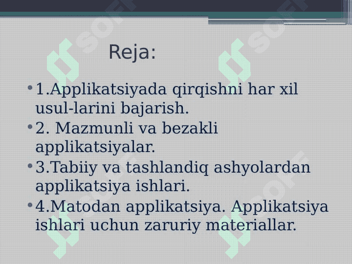 Applikatsiya haqida umumiy tushuncha 2