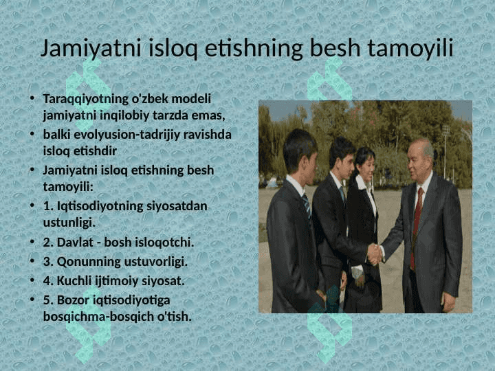 Demokratik jamiyat qurishning modellari 3
