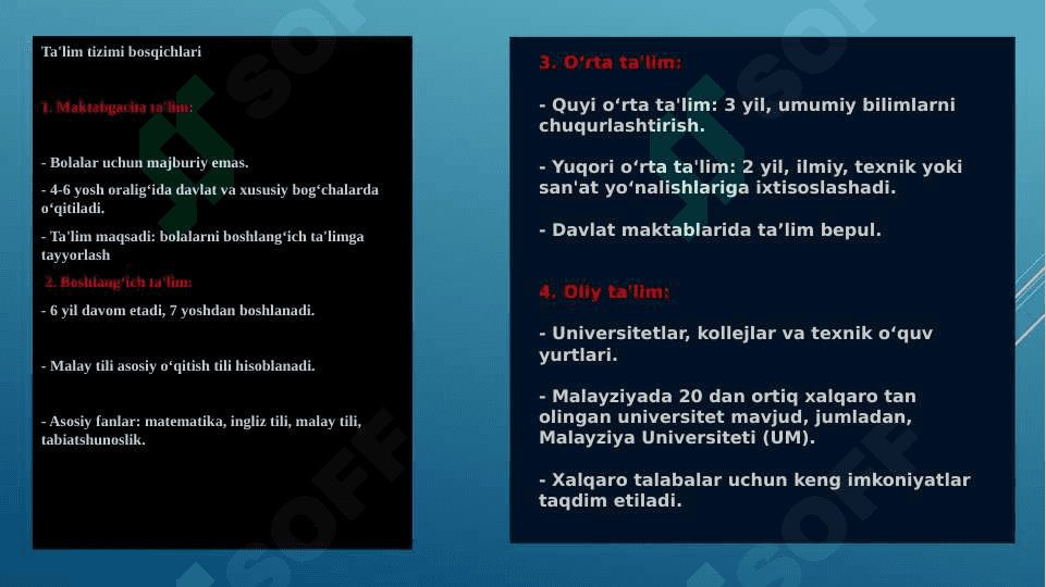 Malayziya ta’lim tizimi 3