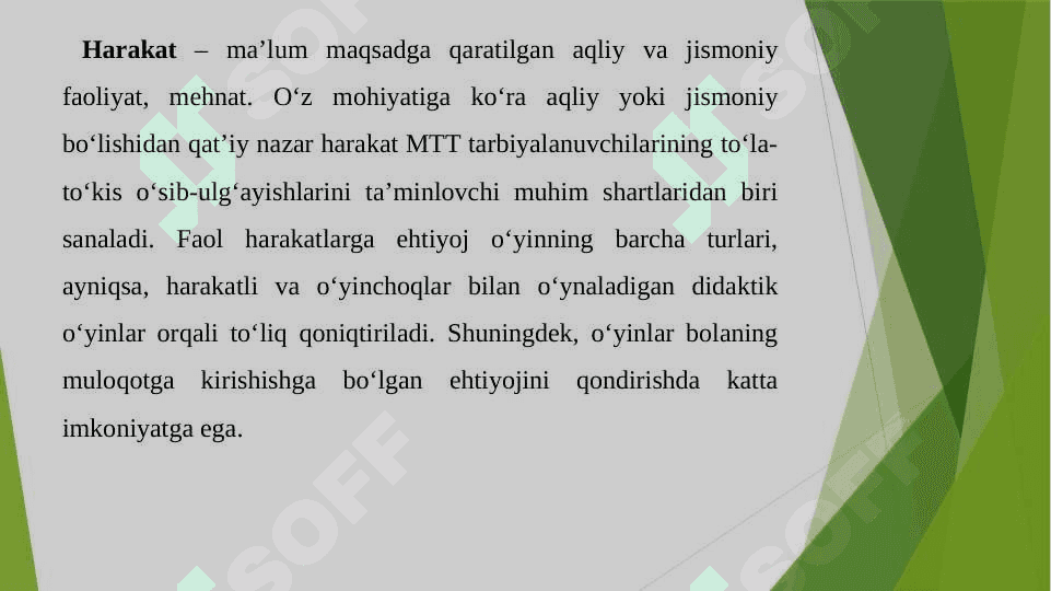 O’yinning bola faoliyati sifatidagi mohiyati va o’ziga xosligi 3