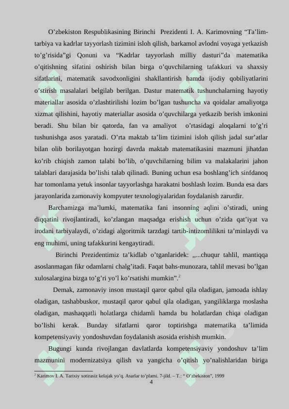 4-Sinfda geometriya elementlarini o’qitish usullari 4