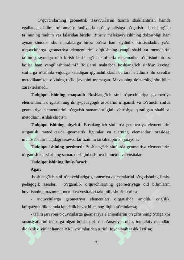 4-Sinfda geometriya elementlarini o’qitish usullari 7