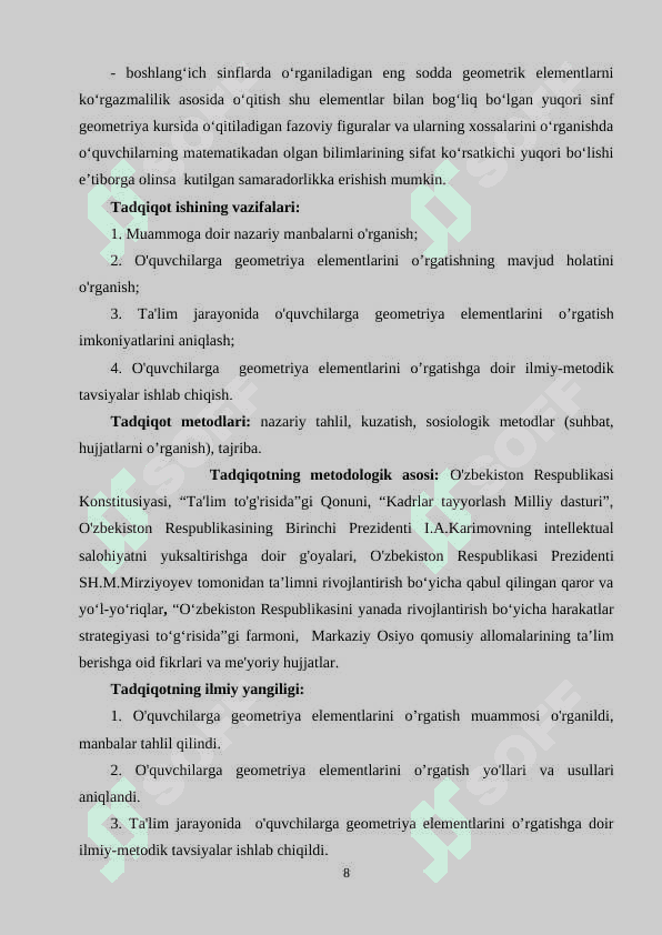 4-Sinfda geometriya elementlarini o’qitish usullari 8