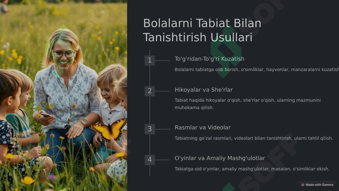Bolalarni Tabiat Bilan Tanishtirish Metod va Vositalari 3