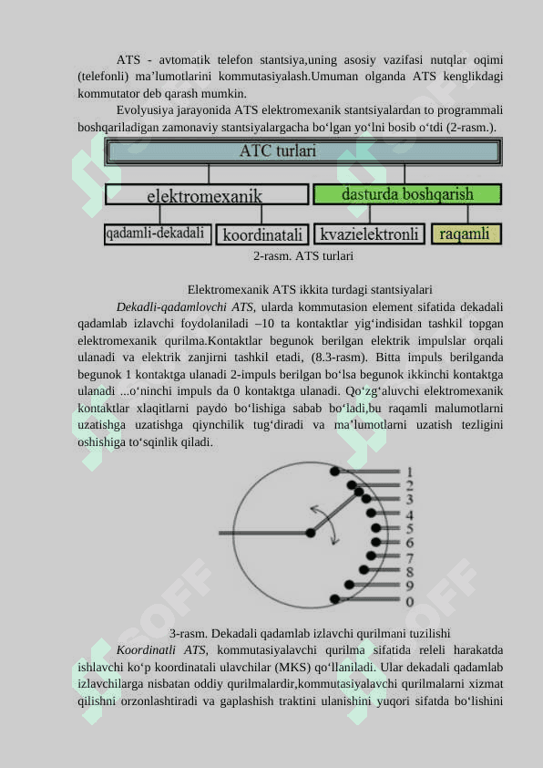 Telekommunikatsiya tarmoqlari orqali ma’lumotlarni uzatish. 3