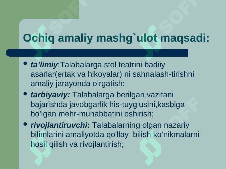 STOL TEATRI 3