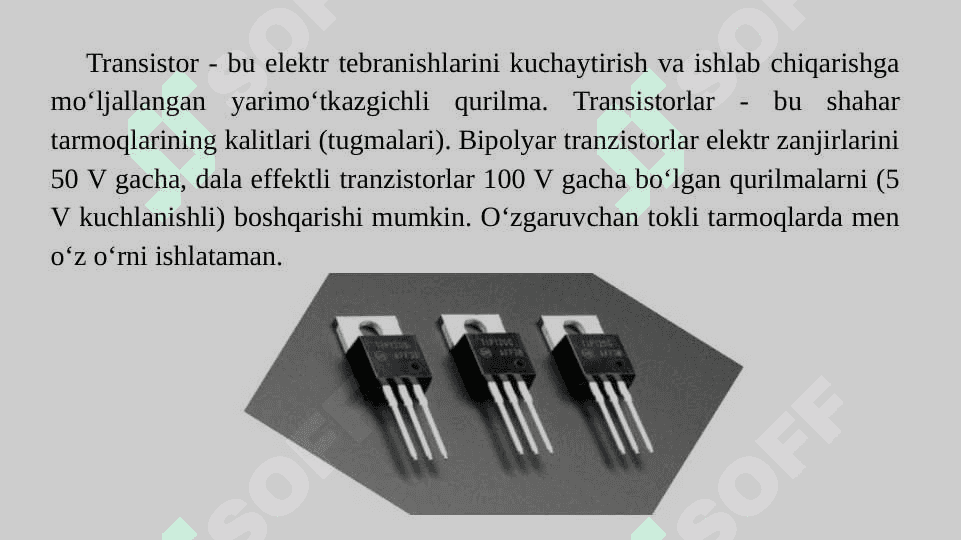 Transtistorlar xususiyatini arduinoda namoyish etish. 4