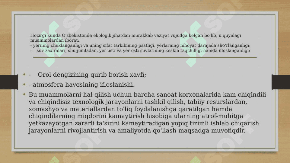 ANALITIK KIMYO VA ATROF MUHIT FANIGA KIRISH 4