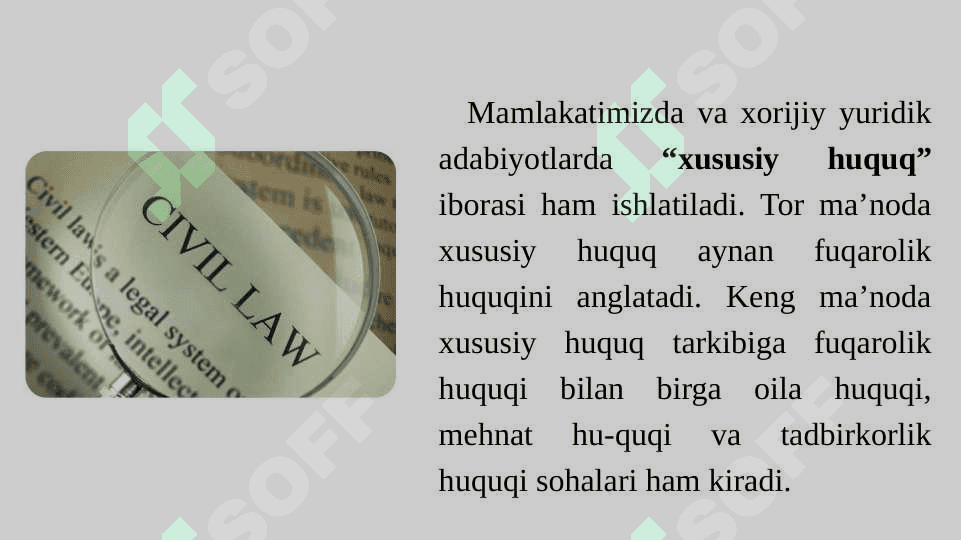 Fuqarolik huquqi faniga kirish 5