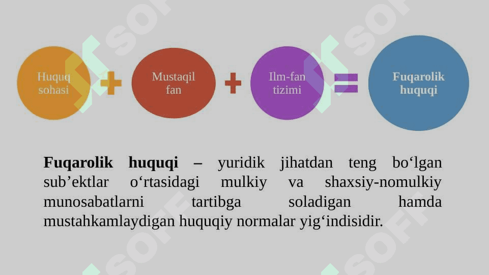 Fuqarolik huquqi faniga kirish 6