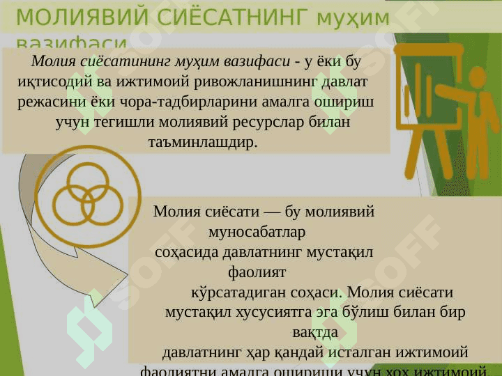 МОЛИЯВИЙ СИЁСАТ ВА ТИЗИМ 8