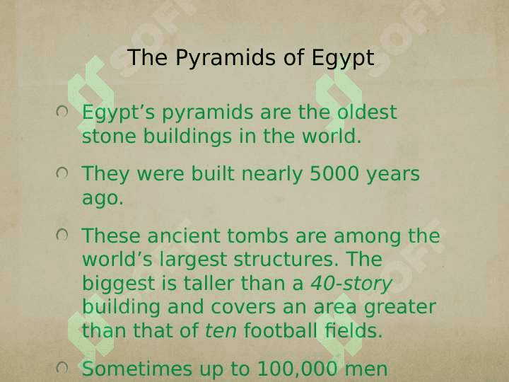 EGYPTIAN  PYRAMIDS 2
