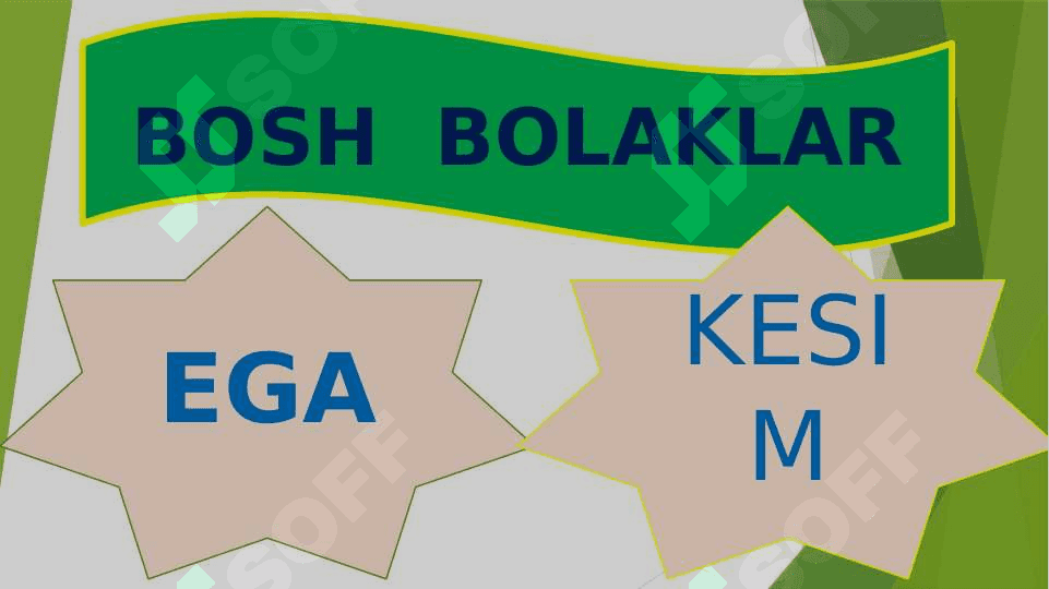 GAP BO’LAKLARI 3