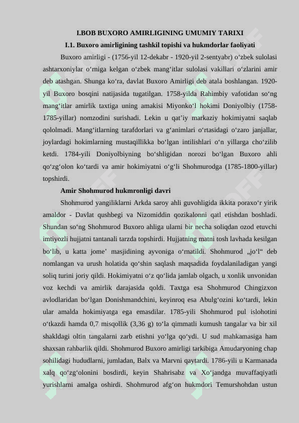 Buxoro amirligi tarixi va tarixshunosligi 5