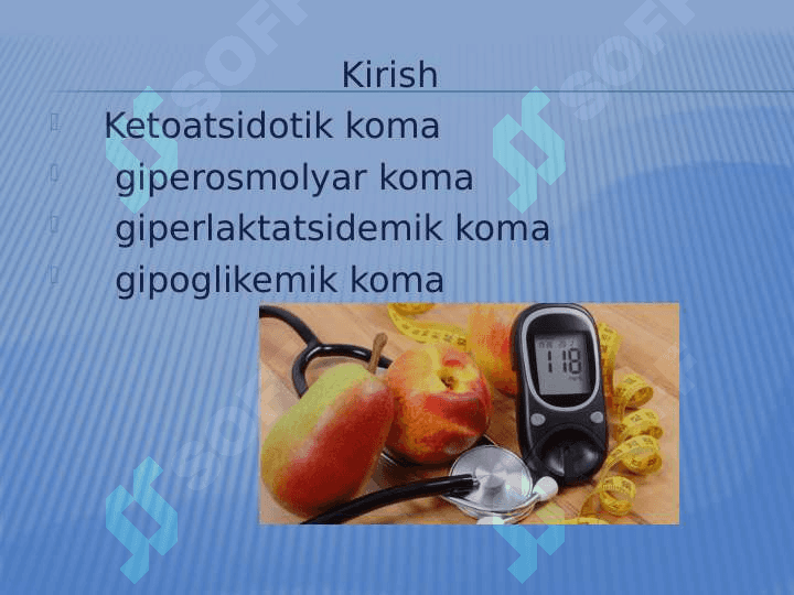 Qandli diabet va diabetik koma 2