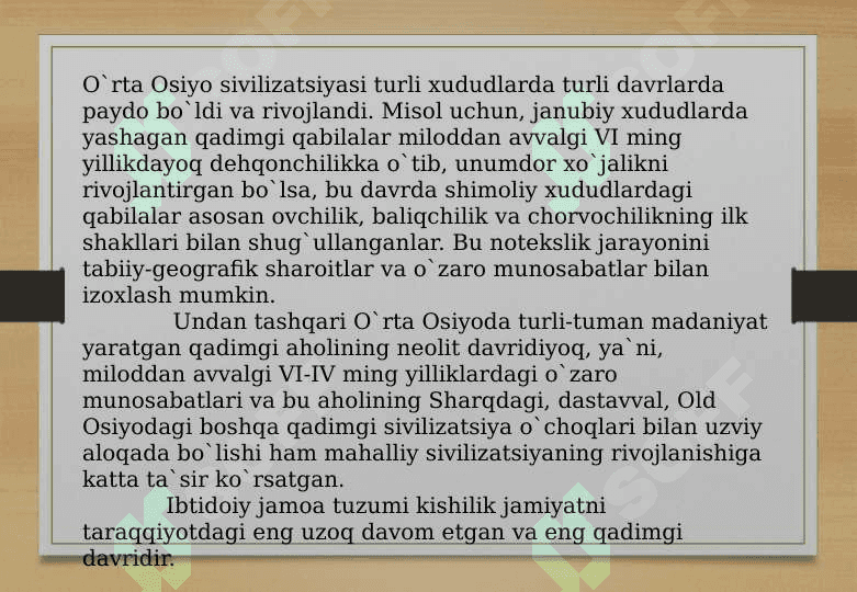 Markaziy Osiyo svilizatsiyasi 4