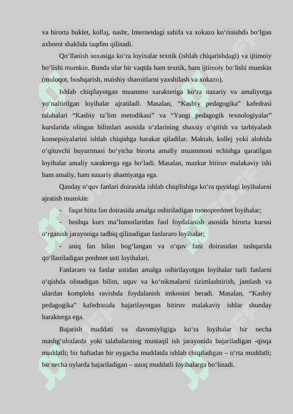Ta’limning Loyiha texnologiyasi 3
