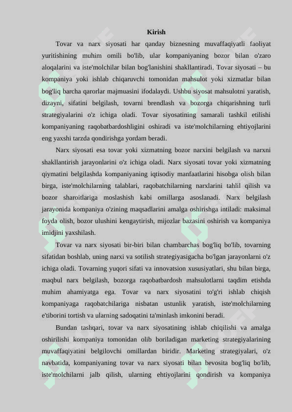 Tovar va narx siyosati 3