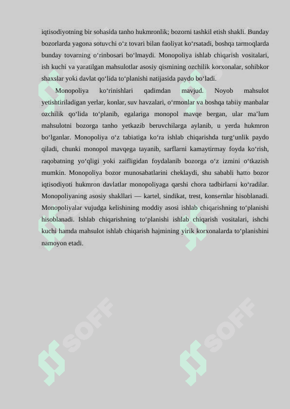 RAQOBATLASHGAN MONOPOL BOZOR UNING USTUN TOMONLARI VA KAMCHILIKLARI 3