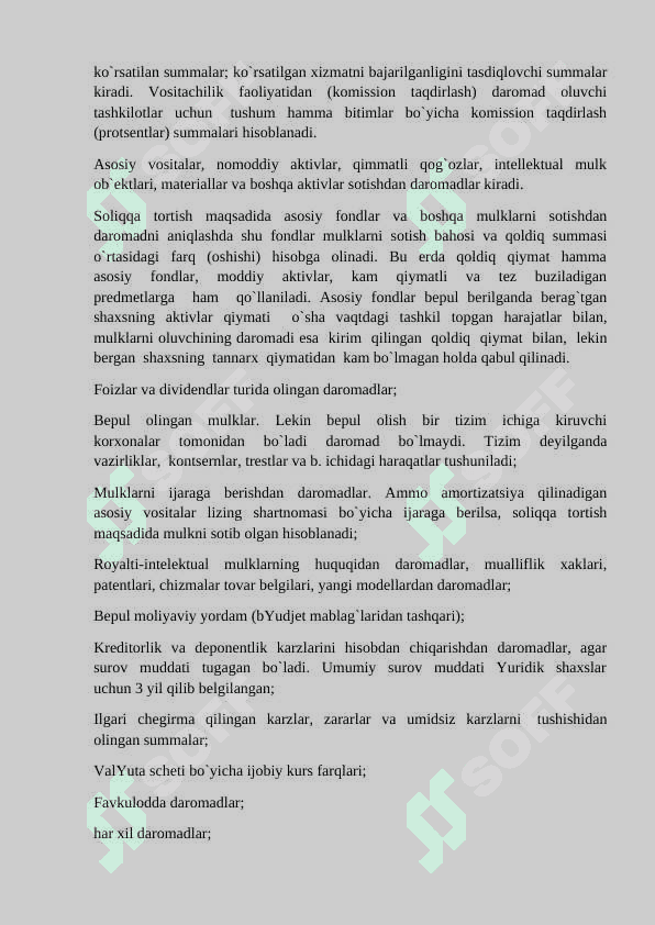 YURIDIK SHAXSLARNING DEVIDENT VA FOIZ TARZIDAGI DAROMADLARIGA SOLIQ SOLISH 4