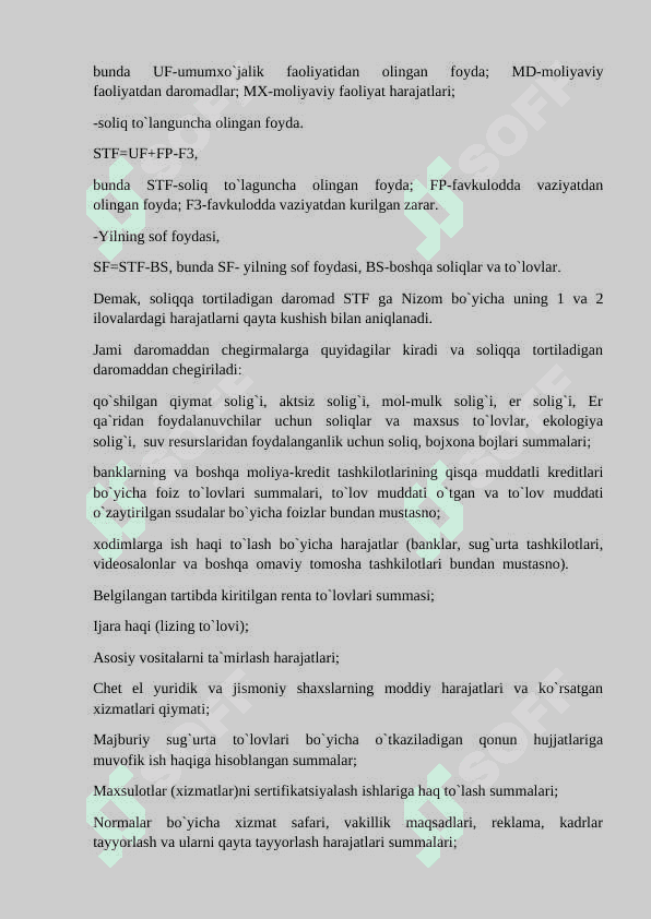 YURIDIK SHAXSLARNING DEVIDENT VA FOIZ TARZIDAGI DAROMADLARIGA SOLIQ SOLISH 6