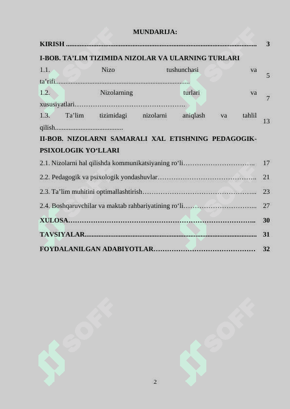 Ta'lim tizimida nizolar va ularni samarali xal etishning pedagogik-psixologik yo'llari 2