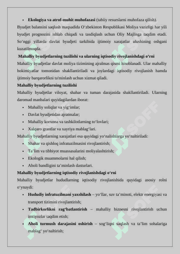 Moliya tizimi tarkibi 6