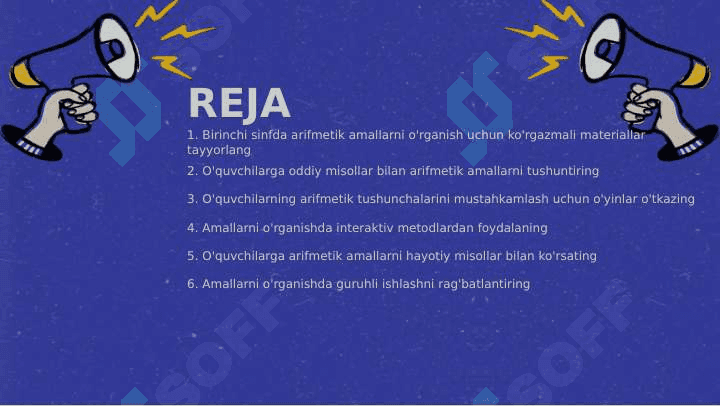 Birinchi sinfda matematikadan arifmetik amallarni oʻrgatish metodikasi 2