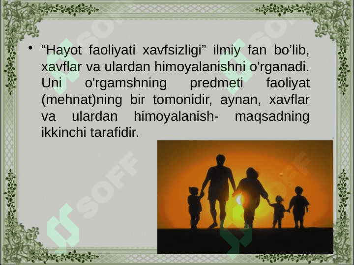 Faoliyat xavfsizligini ta’minlashda insonning psixofiziologik ko’rsatkichlarining ahamiyatini o’rganish 7