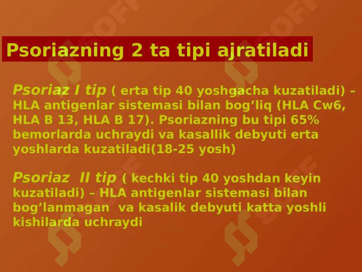 PSORIAZ vaQIZIL YASSI TEMIRATKINING ATIPIK TURLARI 7