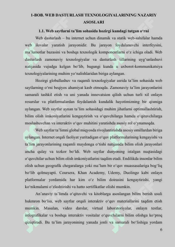 Kurs ishi Web Dasturlash "Uychi tumani 11-sonli maktab web sayti" loyhlash 4
