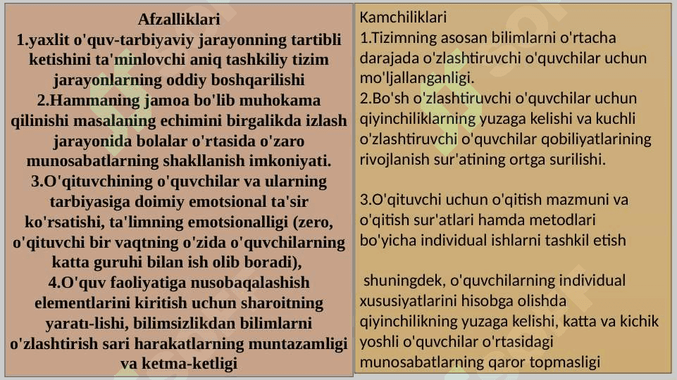 Tarbiya fanini o’qitish metodikasi (TAQDIMOT) 7