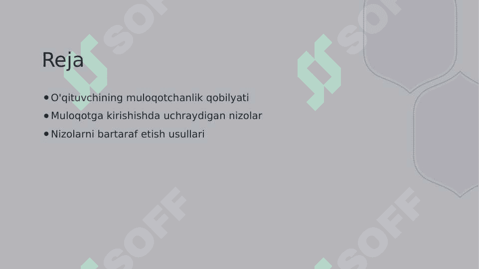 O'qituvchining muloqotga kirishishida uchraydigan pedagogik nizolar, kamchiliklar,ularni oldini olish yo'llari 2
