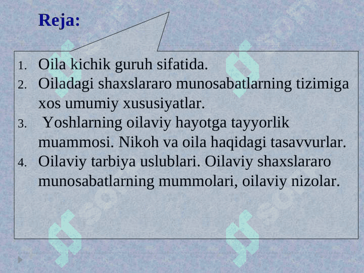 OILA PSIXOLOGIYASI (taqdimot) 2
