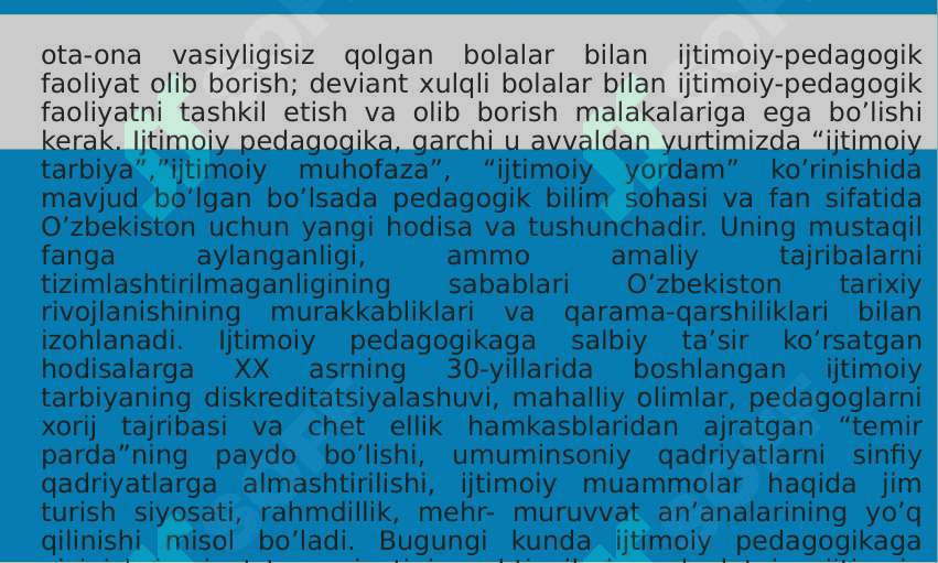 IJTIMOIY PEDAGOGIKA VA PEDAGOGIK SOTSIOLOGIYAGA EHTIYOJ VA ZAMONAVIY JAMIYAT RIVOJINING ZARURIY SHARTLARI  (taqdimot) 6