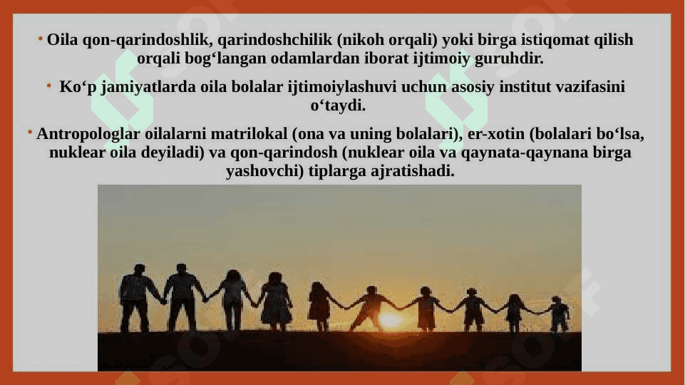 OILA VA UNING VAZIFALARI (taqdimot) 4