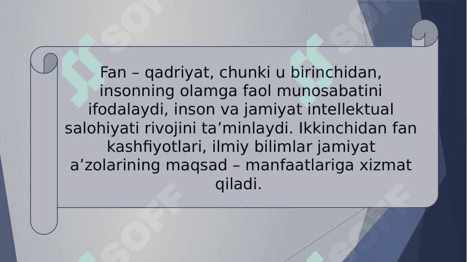 Ilmiy izlanishda olimning ijtimoiy mas’uliyati (TAQDIMOT) 5