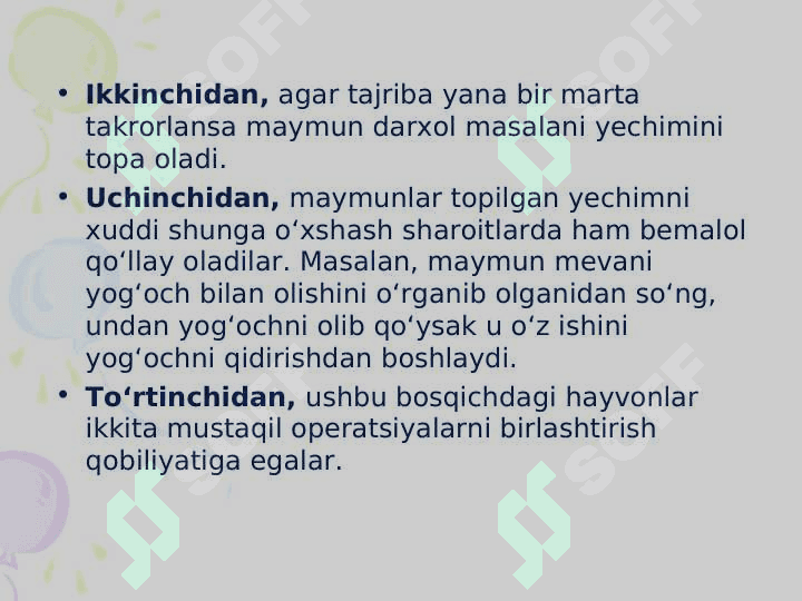 Psixika va uning evolyutsiyasi (TAQDIMOT) 3