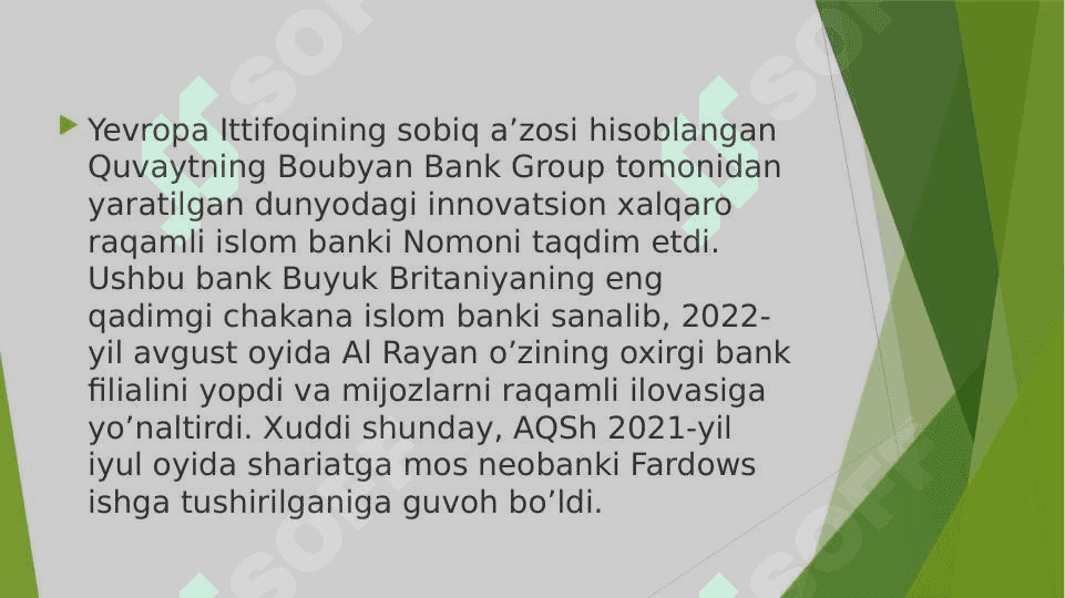 Islom banklarining turli davlatlarda rivojlanish darajasi 4