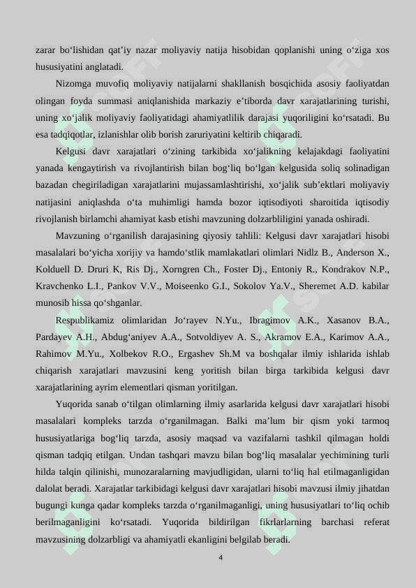 Kelgusi davr xarajatlari xisobi 4