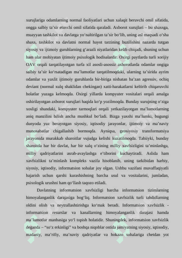 Axborot xurujlarining oldini olishga qaratilgan targ‘ibot usullarining samarali vositalari 2