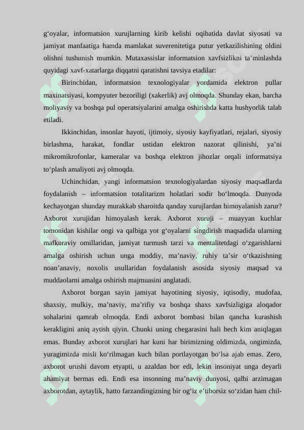 Axborot xurujlarining oldini olishga qaratilgan targ‘ibot usullarining samarali vositalari 3
